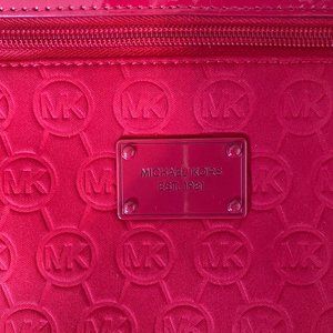 Red Suede Michael Kors Crossbody Leather Bag